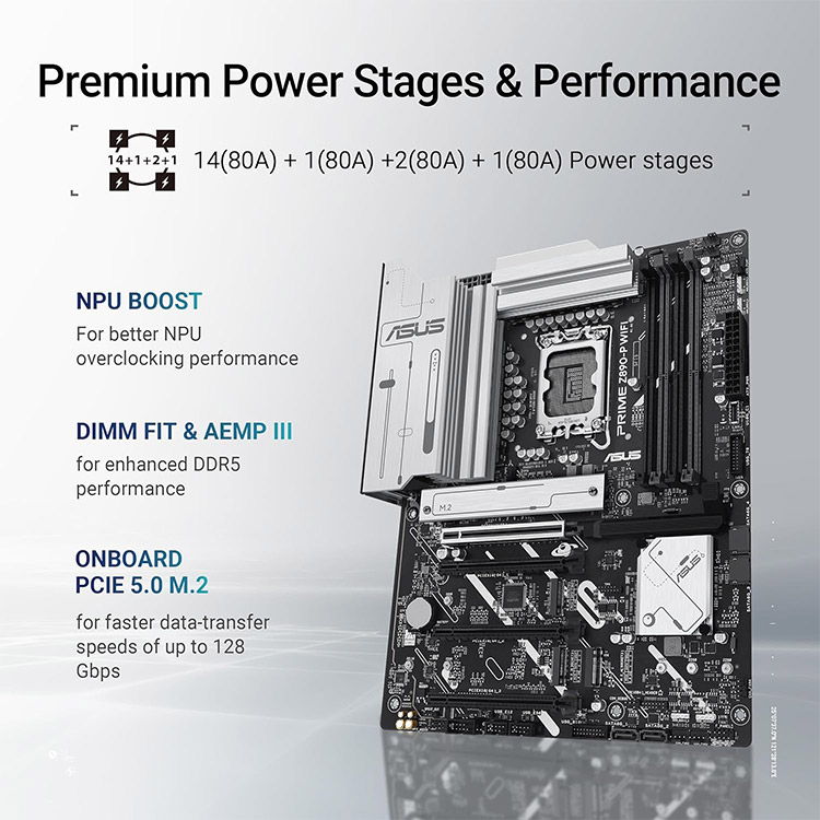 خرید مادربرد Asus Prime Z890-P WIFI - فرم ATX - چیپست Intel